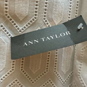 White Ann Taylor sun dress